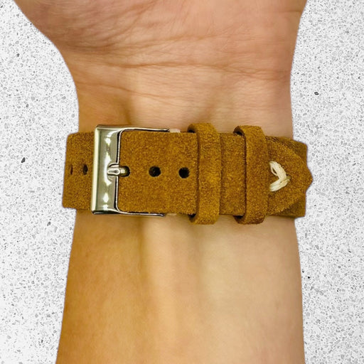 brown-white-samsung-galaxy-watch-7-(40mm)-watch-straps-nz-suede-watch-bands-aus