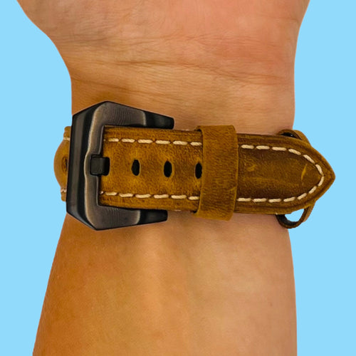 brown-black-buckle-timex-22mm-range-watch-straps-nz-retro-leather-watch-bands-aus