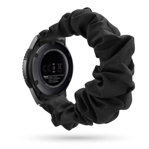 black-garmin-forerunner-165-watch-straps-nz-scrunchies-watch-bands-aus