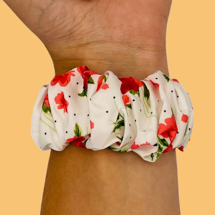 flora-white-xiaomi-amazfit-smart-watch,-smart-watch-2-watch-straps-nz-scrunchies-watch-bands-aus