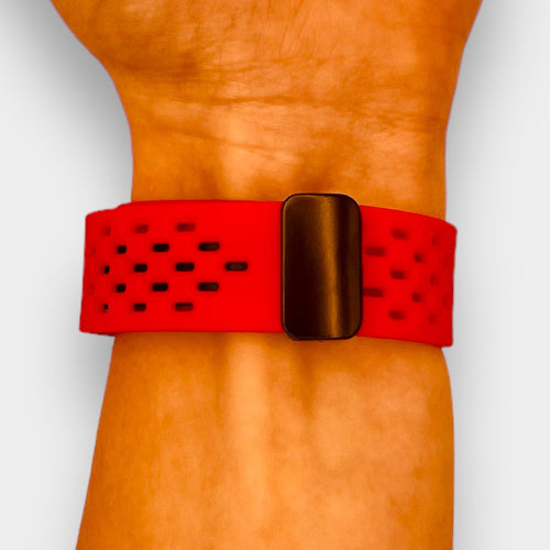 red-magnetic-sports-garmin-fenix-5-watch-straps-nz-magnetic-sports-watch-bands-aus