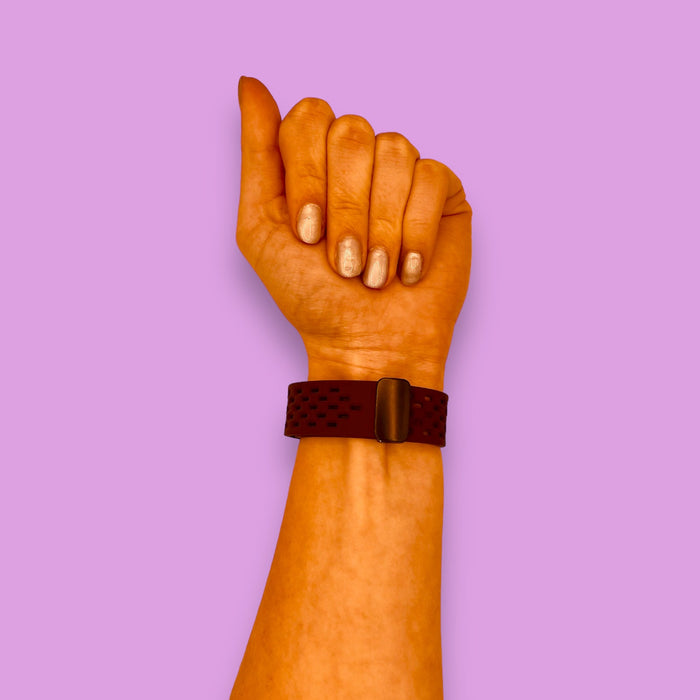 purple-magnetic-sports-garmin-fenix-5-watch-straps-nz-magnetic-sports-watch-bands-aus