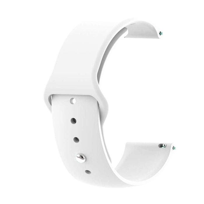 white-google-pixel-watch-3-(45mm)-watch-straps-nz-silicone-button-watch-bands-aus