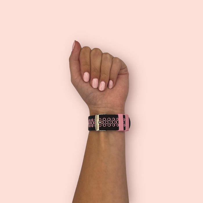 black-pink-xiaomi-amazfit-gtr-47mm-watch-straps-nz-silicone-sports-watch-bands-aus