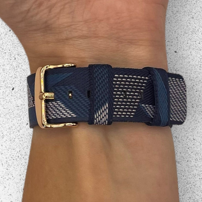 blue-pattern-garmin-vivomove-3s-watch-straps-nz-canvas-watch-bands-aus