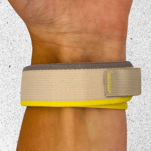 beige-yellow-garmin-descent-mk3-mk3i-(43mm)-watch-straps-nz-trail-loop-watch-bands-aus