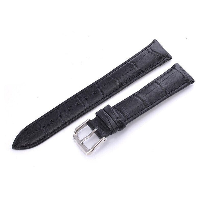 black-garmin-fenix-6-watch-straps-nz-snakeskin-leather-watch-bands-aus