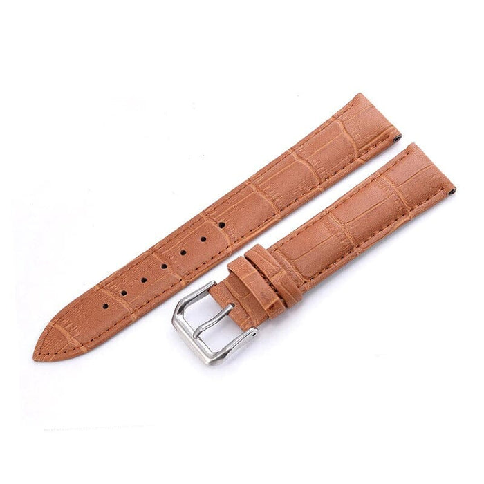 brown-garmin-forerunner-165-watch-straps-nz-snakeskin-leather-watch-bands-aus