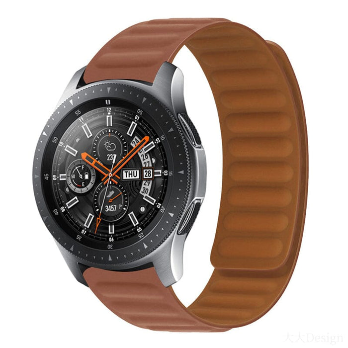 brown-xiaomi-amazfit-gtr-47mm-watch-straps-nz-magnetic-silicone-watch-bands-aus