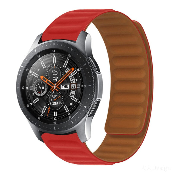red-xiaomi-amazfit-gtr-47mm-watch-straps-nz-magnetic-silicone-watch-bands-aus