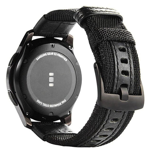 black-xiaomi-amazfit-stratos,-stratos-2-watch-straps-nz-nylon-and-leather-watch-bands-aus