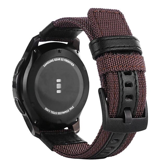 brown-xiaomi-amazfit-stratos,-stratos-2-watch-straps-nz-nylon-and-leather-watch-bands-aus