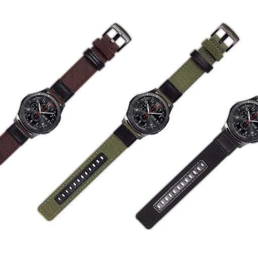 black-samsung-galaxy-watch-7-(44mm)-watch-straps-nz-nylon-and-leather-watch-bands-aus