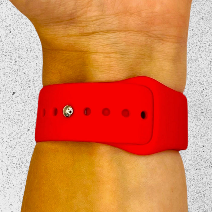 red-xiaomi-amazfit-stratos,-stratos-2-watch-straps-nz-silicone-button-watch-bands-aus