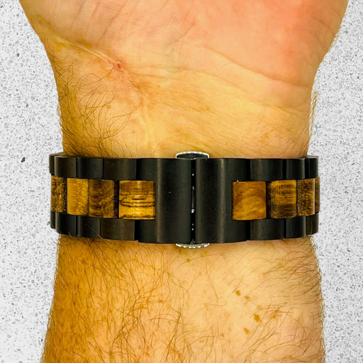 black-brown-wahoo-elemnt-rival-watch-straps-nz-wooden-watch-bands-aus