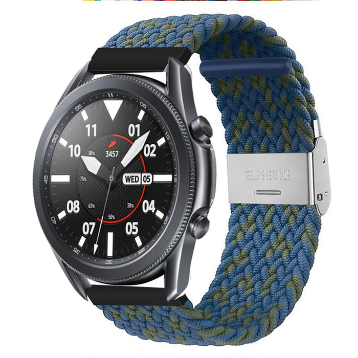 green-blue-zig-ticwatch-e3-watch-straps-nz-nylon-braided-loop-watch-bands-aus