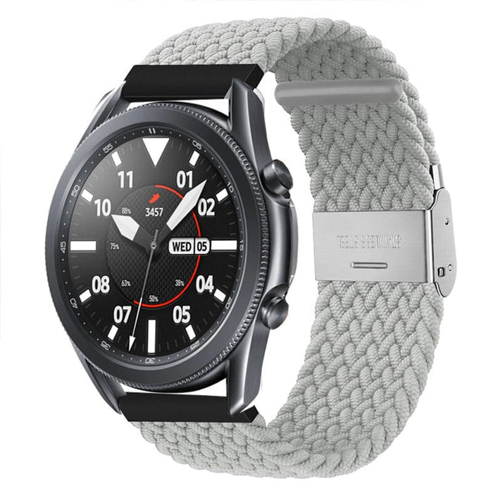 light-grey-ticwatch-e3-watch-straps-nz-nylon-braided-loop-watch-bands-aus