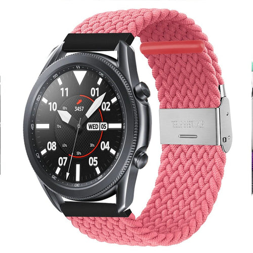 pink-ticwatch-e3-watch-straps-nz-nylon-braided-loop-watch-bands-aus