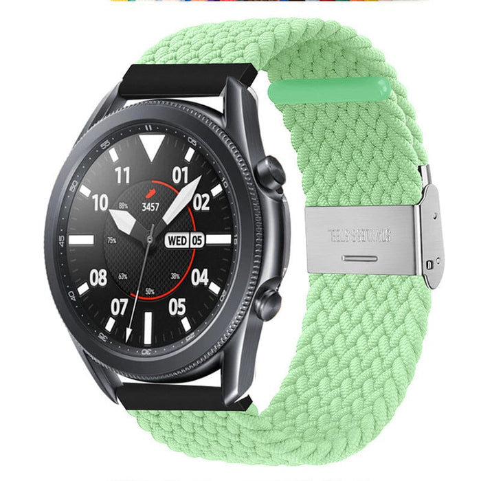 light-green-garmin-fenix-7x-watch-straps-nz-nylon-braided-loop-watch-bands-aus