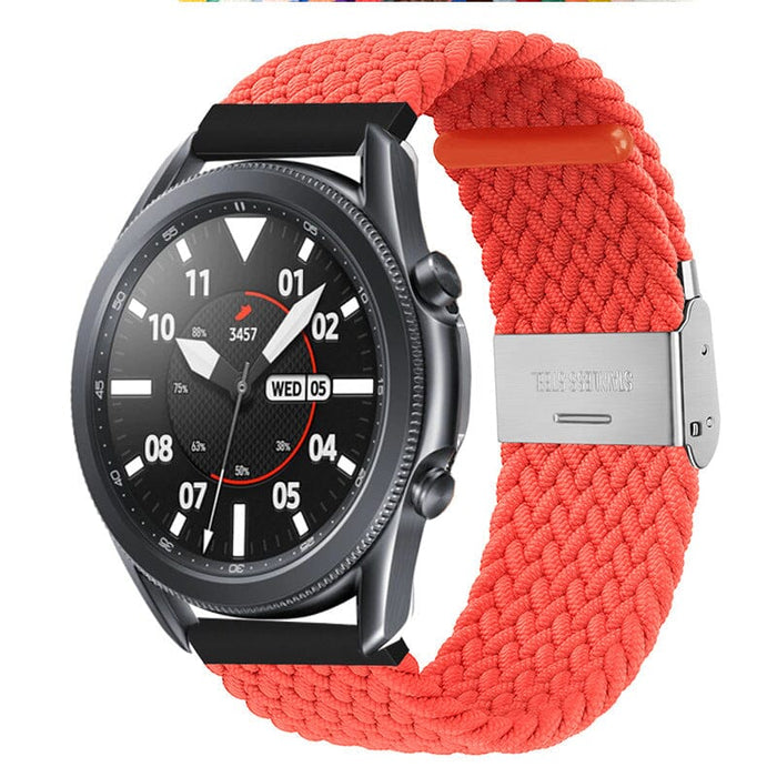 white-pink-ticwatch-e3-watch-straps-nz-nylon-braided-loop-watch-bands-aus