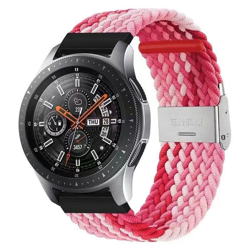 pink-red-white-ticwatch-e3-watch-straps-nz-nylon-braided-loop-watch-bands-aus