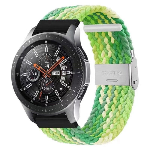 green-white-garmin-fenix-7x-watch-straps-nz-nylon-braided-loop-watch-bands-aus