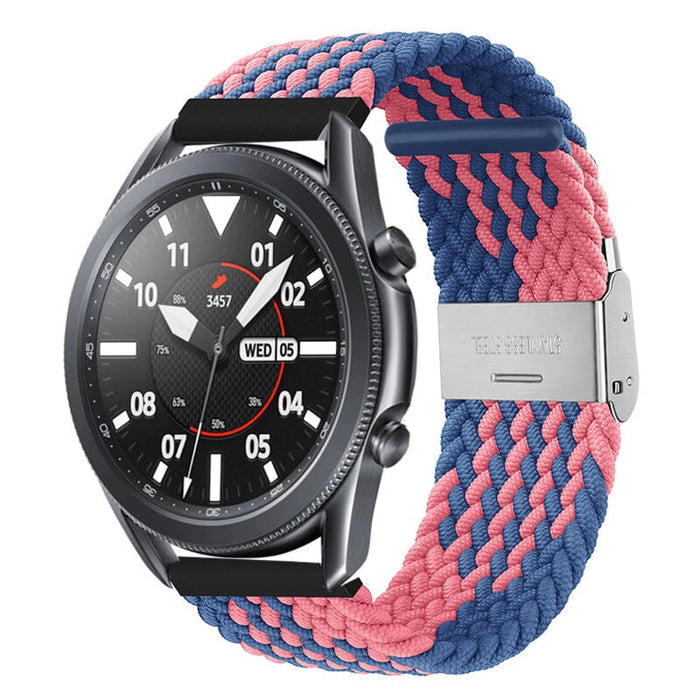 blue-pink-ticwatch-e3-watch-straps-nz-nylon-braided-loop-watch-bands-aus