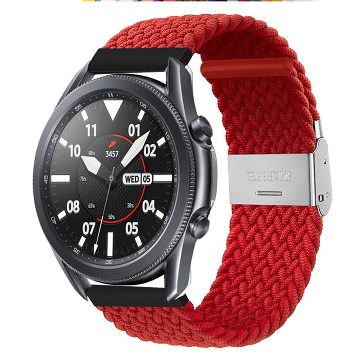 red-ticwatch-e3-watch-straps-nz-nylon-braided-loop-watch-bands-aus