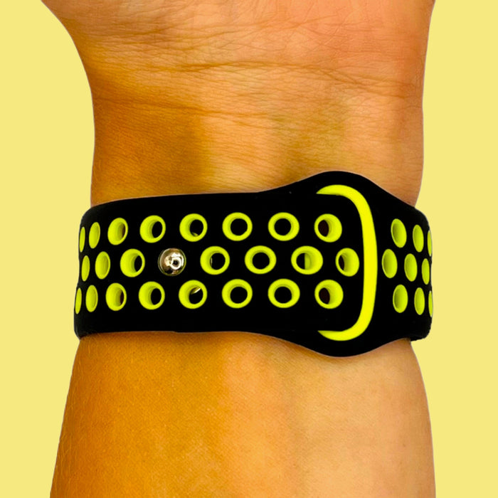 black-yellow-samsung-galaxy-watch-active-watch-straps-nz-silicone-sports-watch-bands-aus