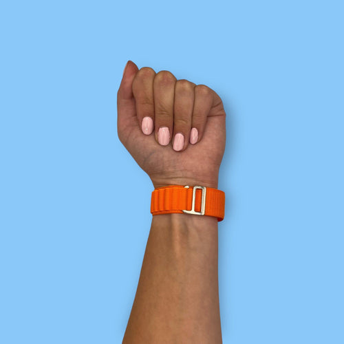orange-xiaomi-amazfit-bip-watch-straps-nz-alpine-loop-watch-bands-aus