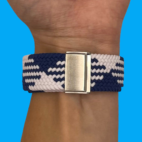blue-and-white-ticwatch-e3-watch-straps-nz-nylon-braided-loop-watch-bands-aus