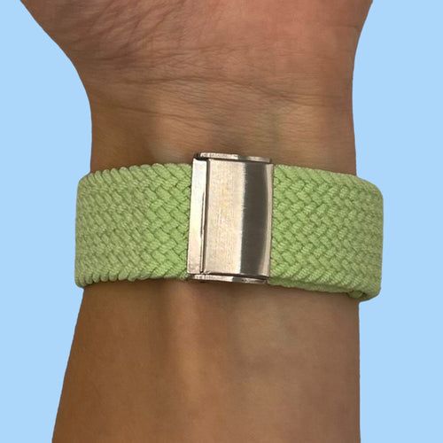light-green-ticwatch-e3-watch-straps-nz-nylon-braided-loop-watch-bands-aus