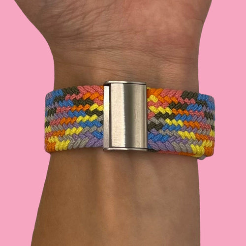 rainbow-ticwatch-e3-watch-straps-nz-nylon-braided-loop-watch-bands-aus