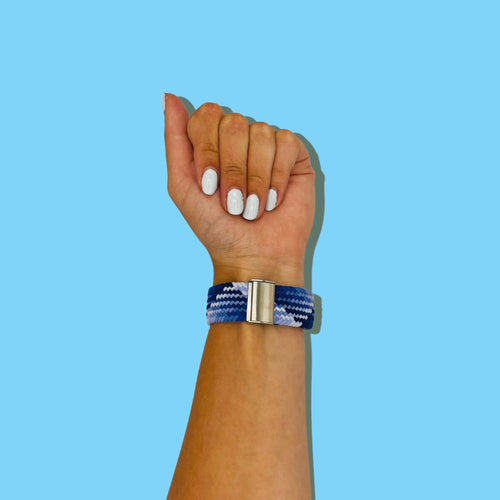 blue-white-ticwatch-e3-watch-straps-nz-nylon-braided-loop-watch-bands-aus