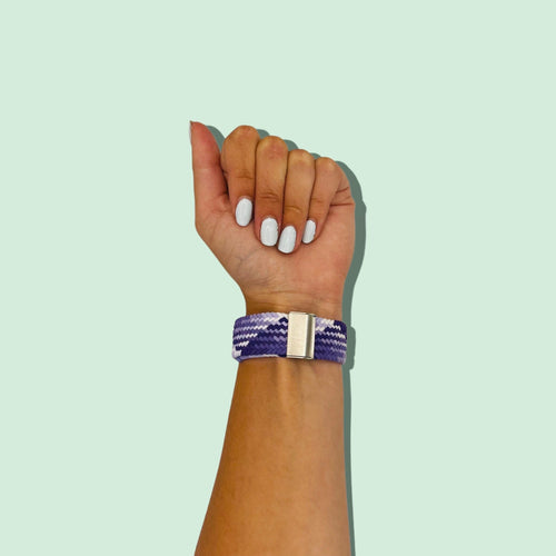 purple-white-ticwatch-e3-watch-straps-nz-nylon-braided-loop-watch-bands-aus