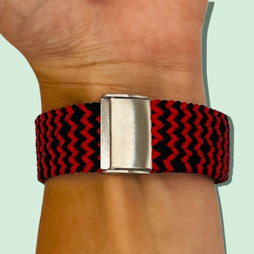 black-red-zig-polar-ignite-3-watch-straps-nz-nylon-braided-loop-watch-bands-aus