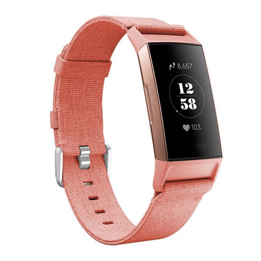 Stylish Canvas Watch Straps Compatible with the Fitbit Charge 3 & Charge 4 NZ