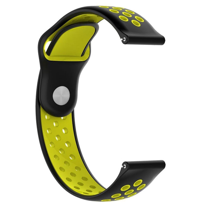 black-yellow-samsung-galaxy-watch-active-watch-straps-nz-silicone-sports-watch-bands-aus