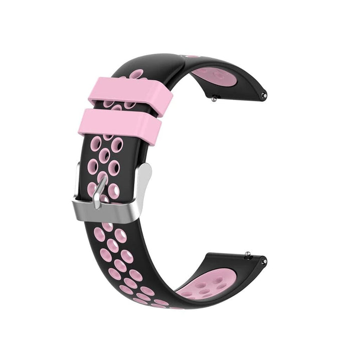 black-pink-vincero-22mm-range-watch-straps-nz-silicone-sports-watch-bands-aus