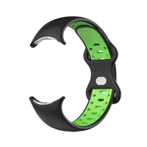 google-pixel-watch-straps-nz-bands-aus-black-green