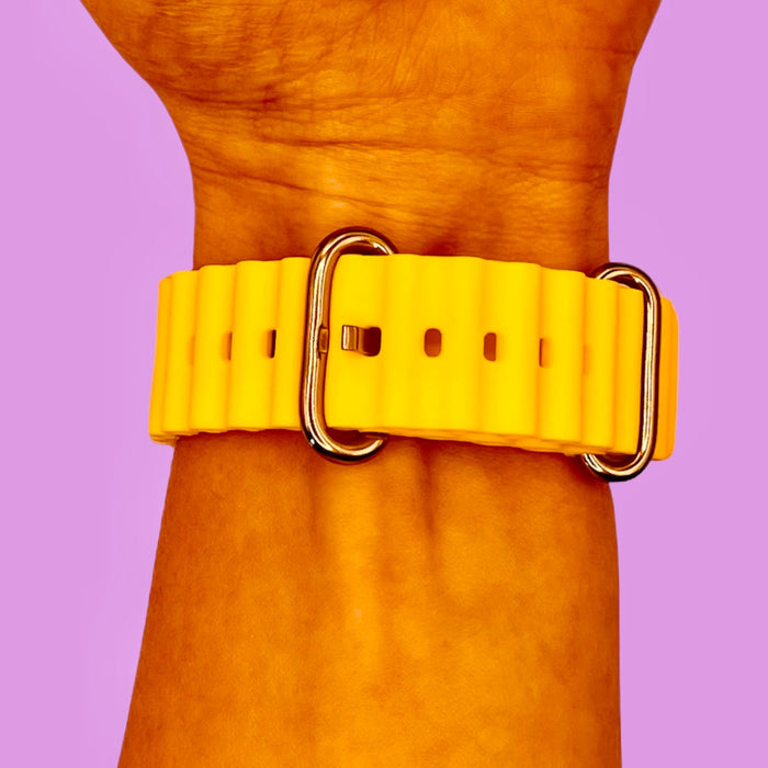 yellow-ocean-bands-xiaomi-redmi-watch-3-active,-lite-youth-watch-straps-nz-ocean-band-silicone-watch-bands-aus