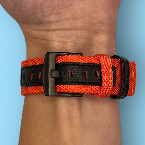 orange-ticwatch-gth-watch-straps-nz-nylon-and-leather-watch-bands-aus