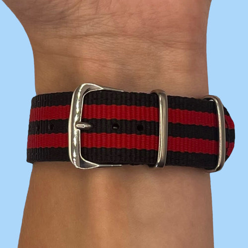 navy-blue-red-xiaomi-amazfit-bip-3-pro-watch-straps-nz-nato-nylon-watch-bands-aus