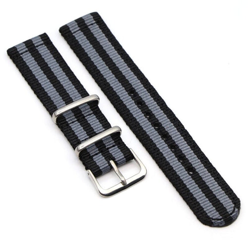 black-grey-xiaomi-amazfit-bip-3-pro-watch-straps-nz-nato-nylon-watch-bands-aus