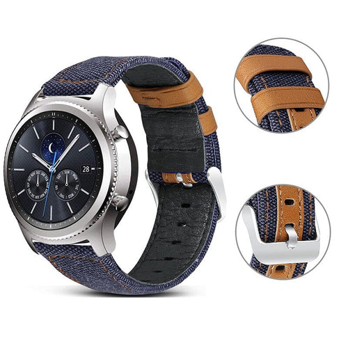 dark-blue-3plus-vibe-smartwatch-watch-straps-nz-denim-watch-bands-aus