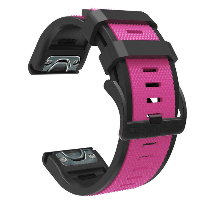 pink-garmin-approach-s62-watch-straps-nz-dual-colour-sports-watch-bands-aus