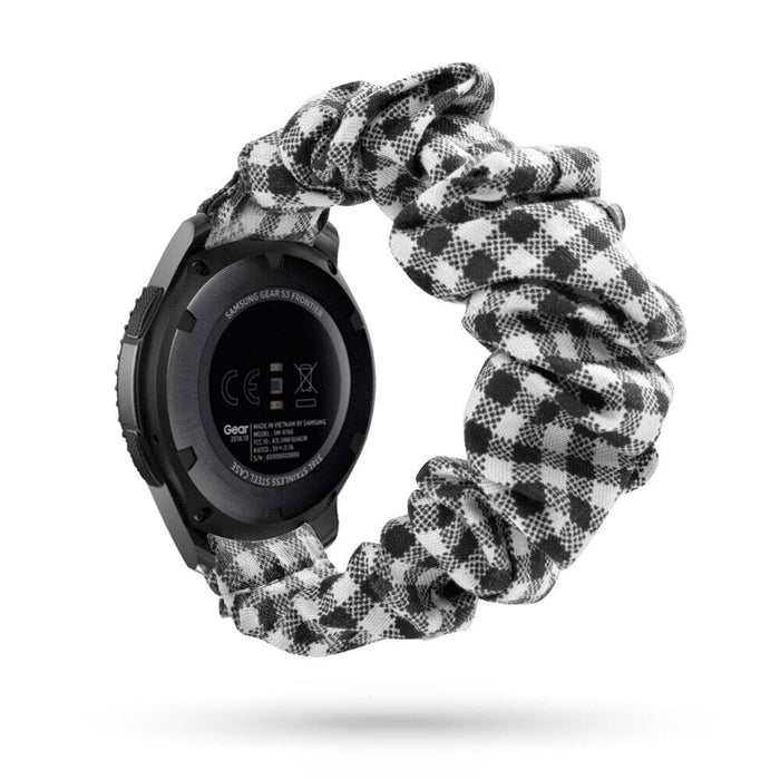 gingham-black-and-white-casio-mdv-107-watch-straps-nz-scrunchies-watch-bands-aus