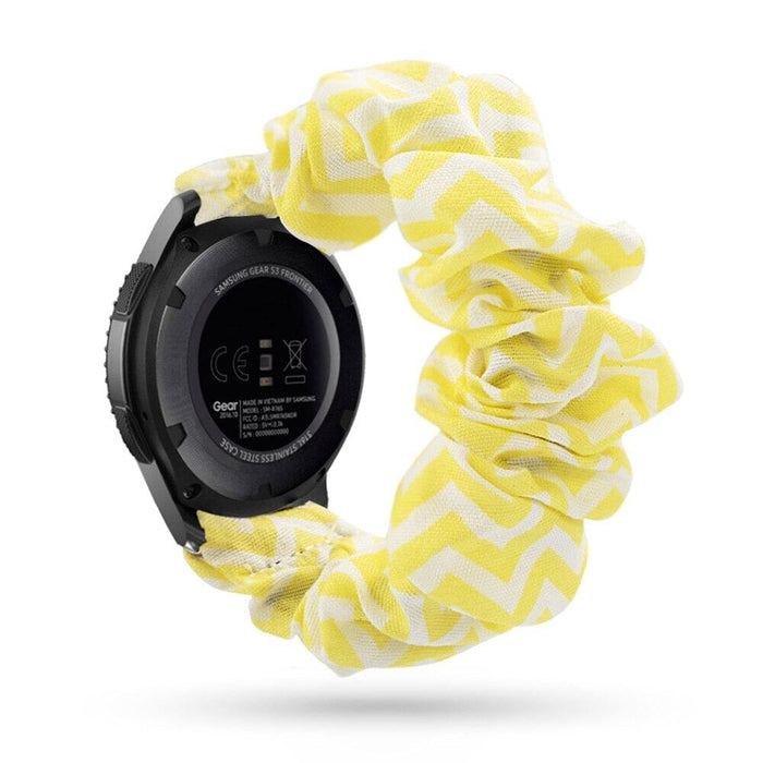 yellow-and-white-ticwatch-s-s2-watch-straps-nz-scrunchies-watch-bands-aus