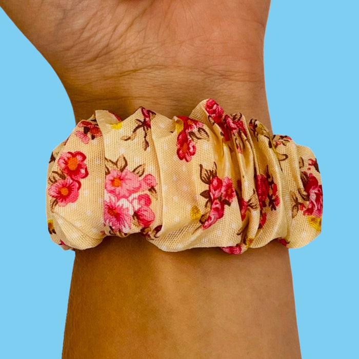 pink-flower-moochies-connect-4g-watch-straps-nz-scrunchies-watch-bands-aus