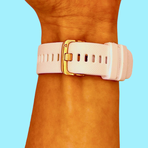 Siwvw For Garmin Forerunner 55 / 158 Silicone Bracelet Watch Band